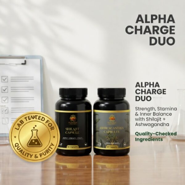Alpha Charge Duo – Shilajit + Ashwagandha