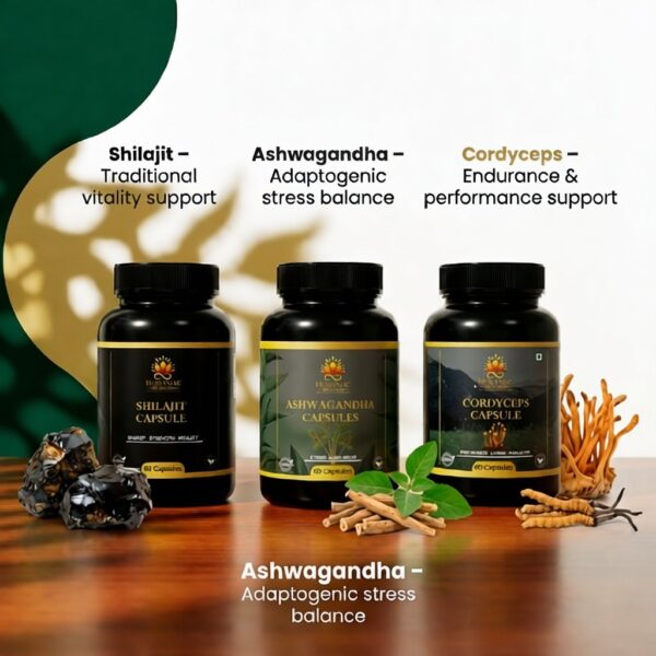 Alpha Max Stack – Shilajit + Ashwagandha + Cordyceps