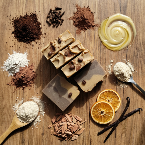 Coffe and clove soap dp Coffee & Clove Exfoliating Cold Process Soap