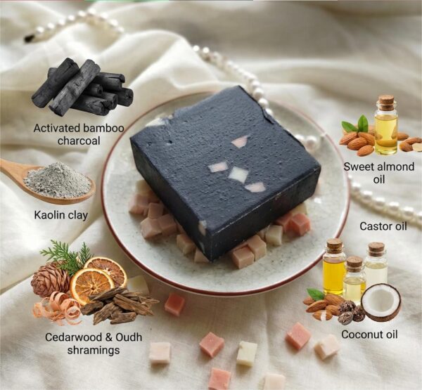 Confetti Charcoal Soap online Confetti Charcoal Deep Cleansing Detox Soap