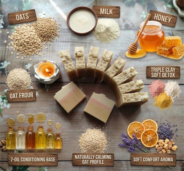 Oats Milk Honey Ultra Gentle Nourishing Soap