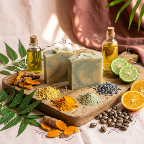 Neem Turmeric Purifying Herbal Soap